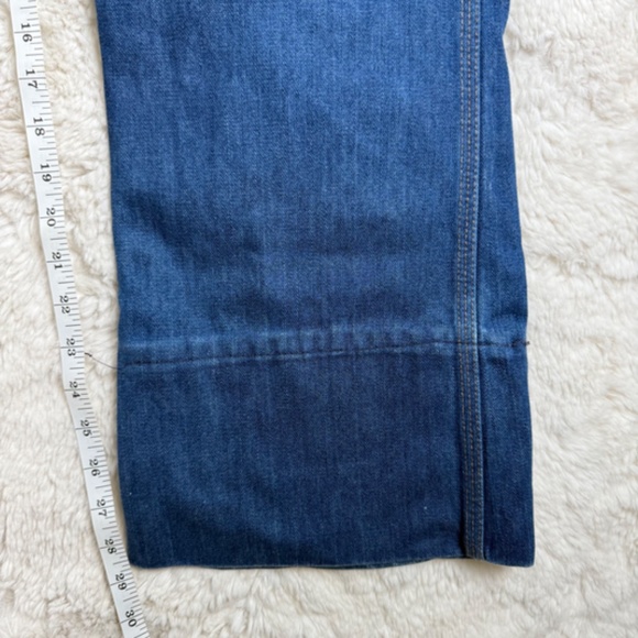 Wrangler Vintage 750 Bell Bottom Blue Jeans Men's Denim Extra Long Size 40 - Picture 4 of 11
